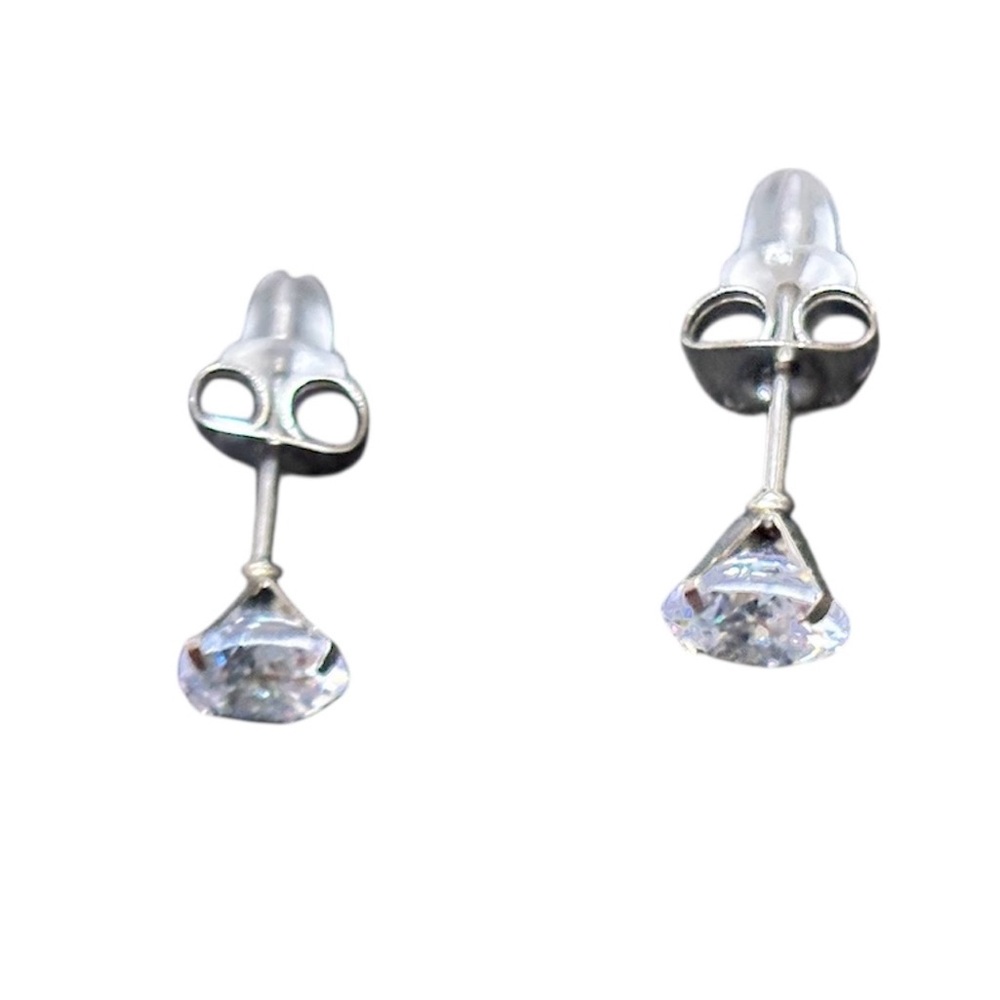 Hypoallergenic Stainless Steel High Quality Cz Stud Earrings